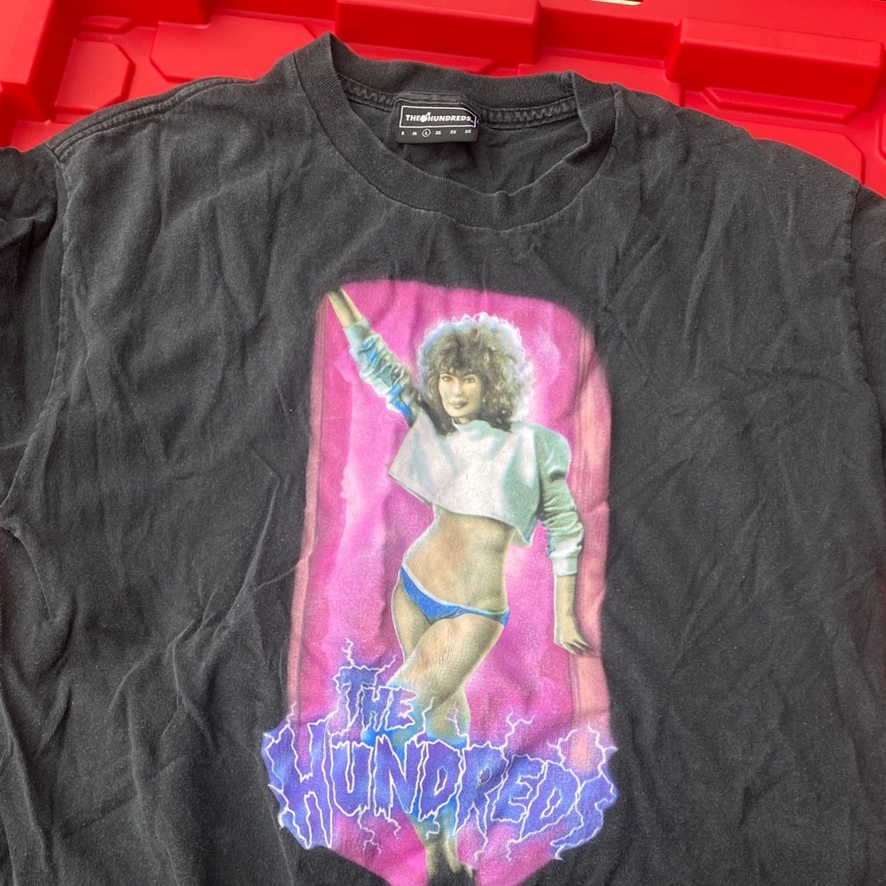The Hundreds Black and Purple Graphic Kids Tee